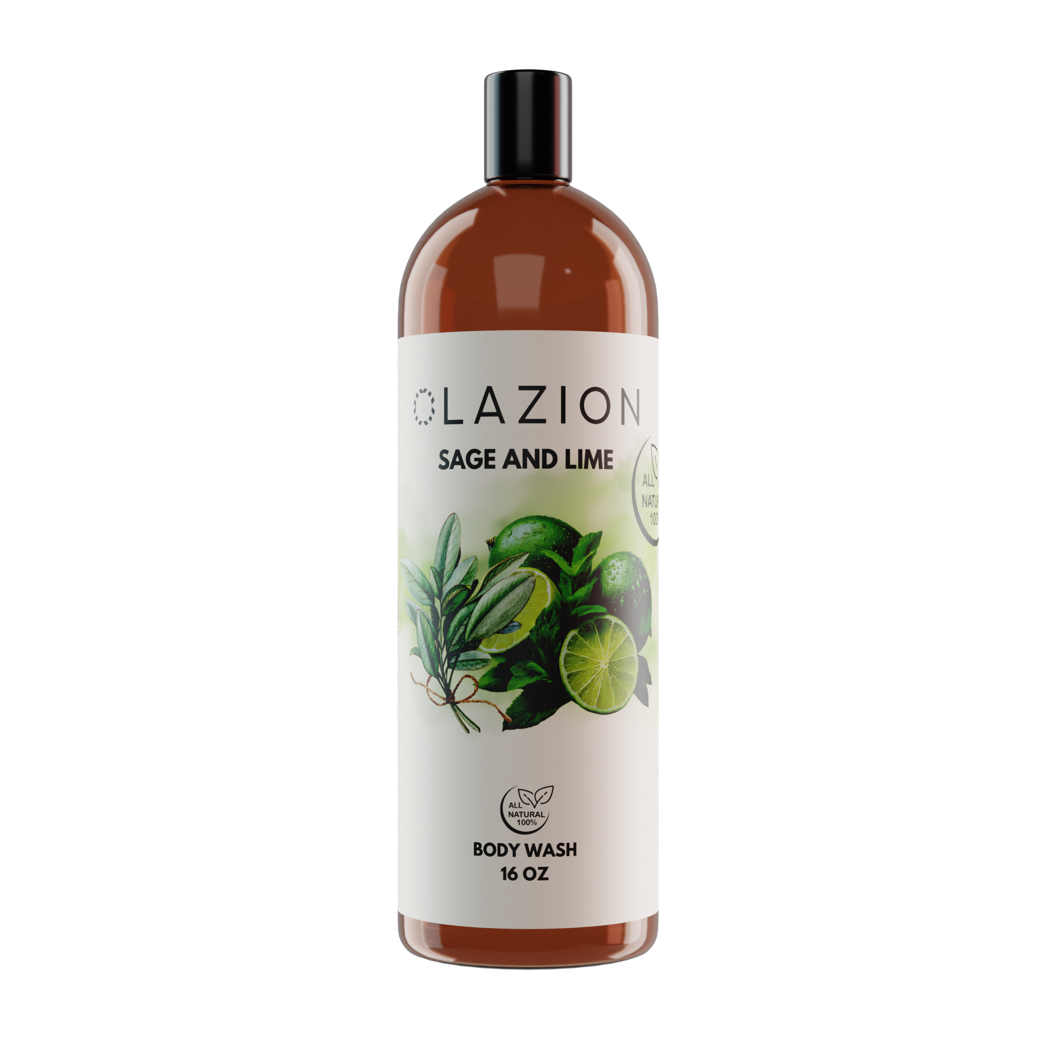 Sage and Lime All Natural Shea Butter Body Wash
