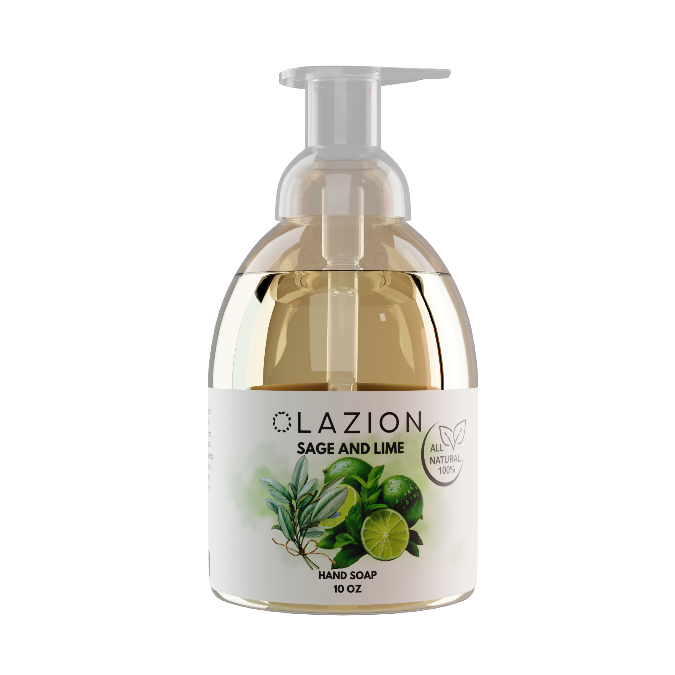 Sage and Lime All Natural Foaming Hand Soap