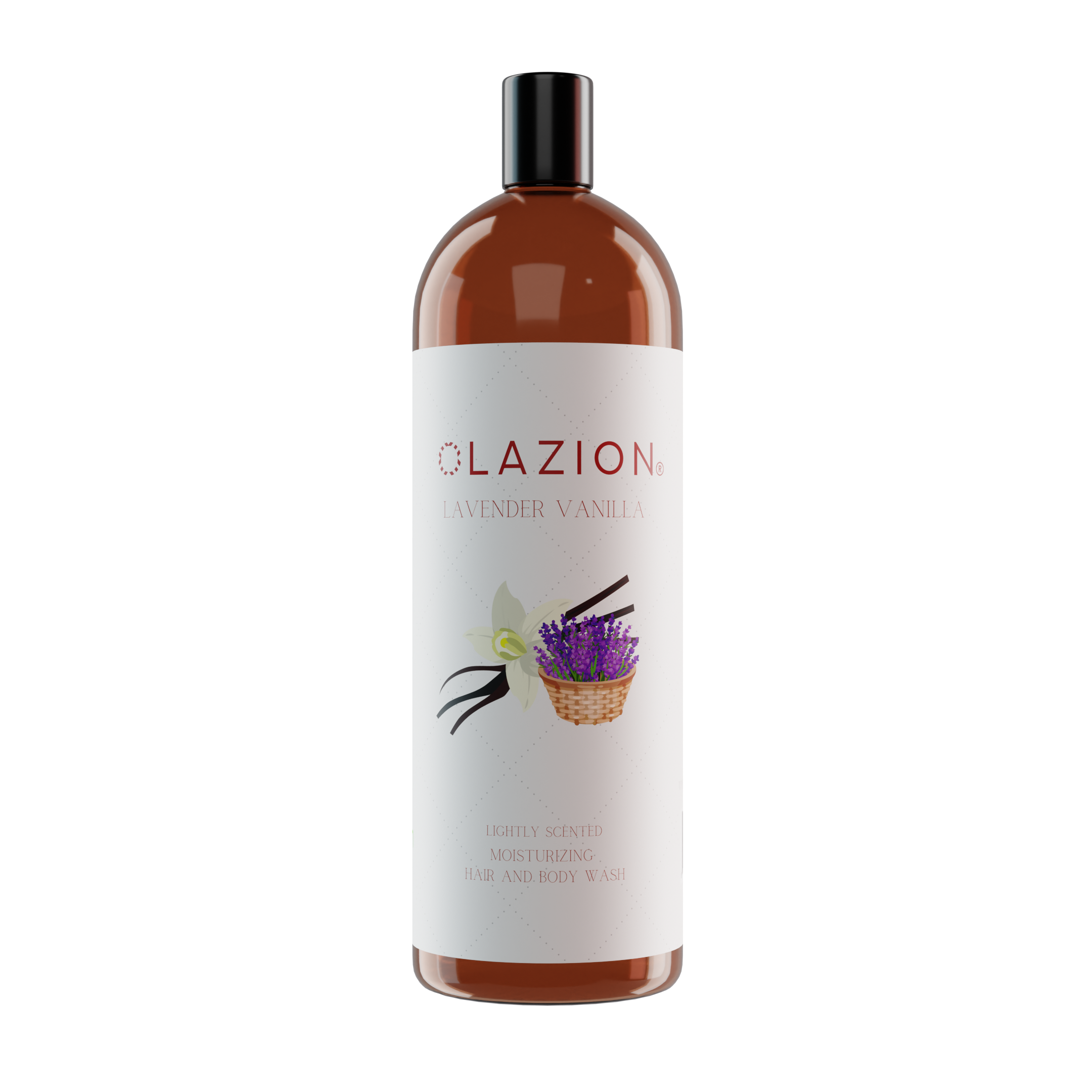 Lavender Vanilla Vegan Moisturizing Hair and Body Wash