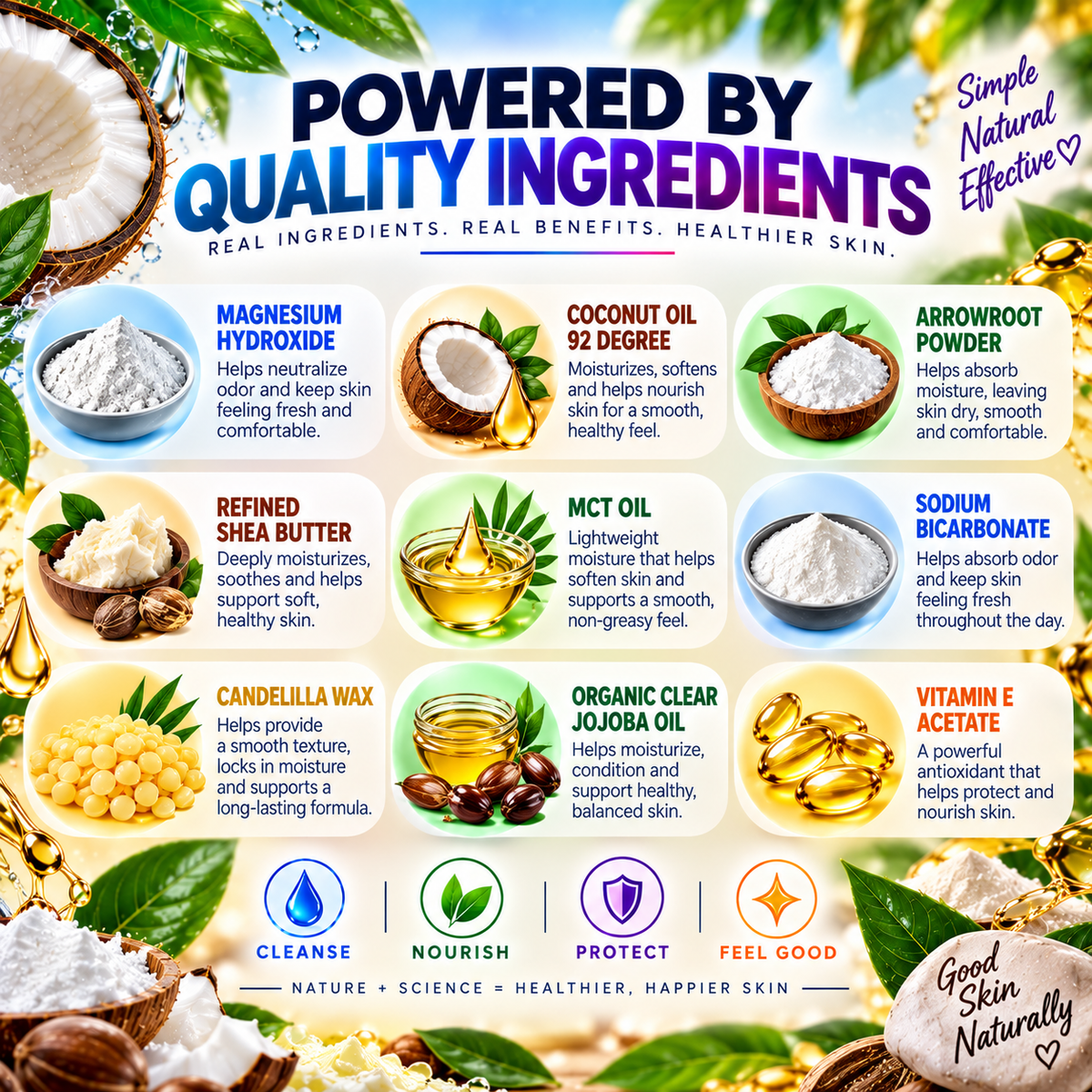 White Grapefruit Natural Deodorant