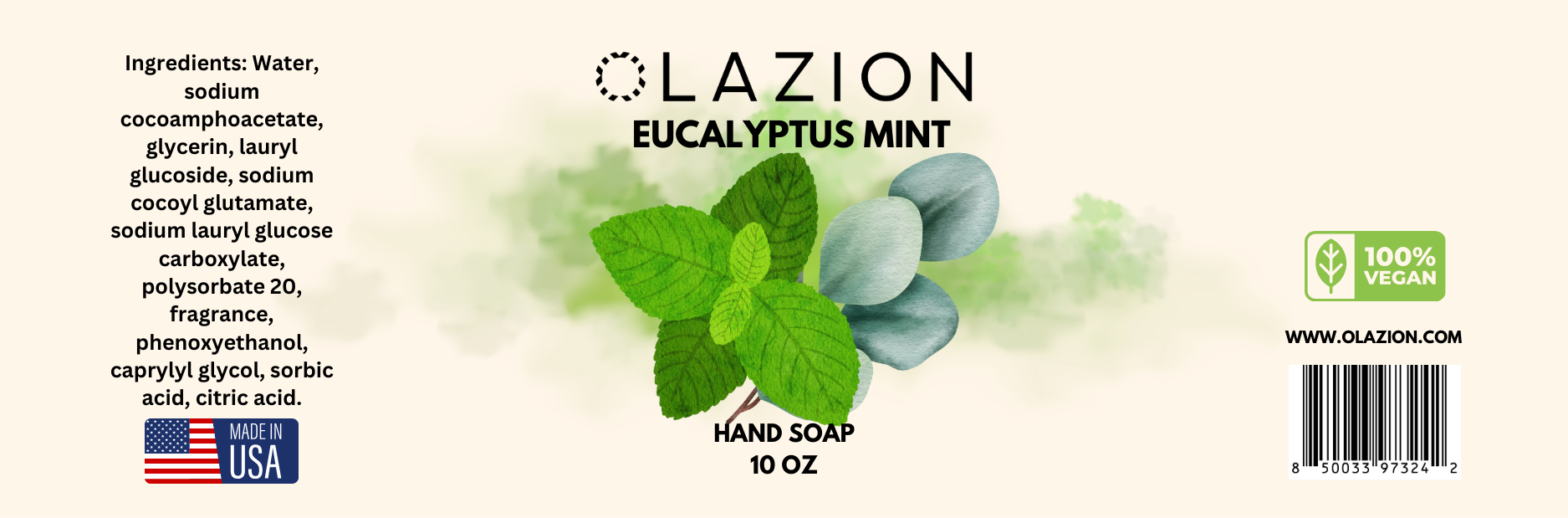 Eucalyptus Mint Foaming Hand Soap